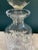Mid 20th Century Vintage Cut Crystal Decanter With Faceted Stopper For Sale - Image 5 of 8