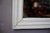 Bohemian Wall Mirror in Molded Wood with Cream Paint, 1940s For Sale - Image 3 of 8