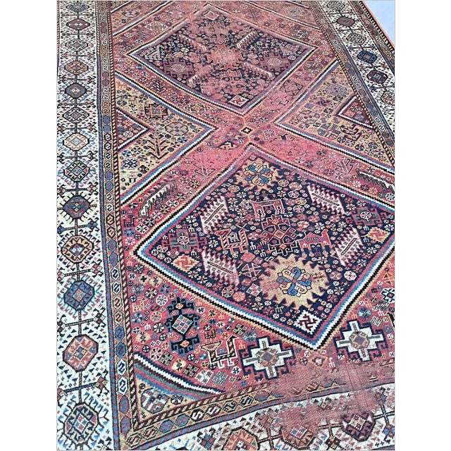 Distressed Antique Persian Tribal Runner/Gallery Rug. For Sale - Image 11 of 18