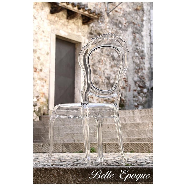 Italian Polycarbonate Chair from dal SEGNO For Sale - Image 4 of 4