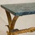French Art Deco Gilt Iron + Green Marble Side Table, 1950s - 2 Available For Sale - Image 11 of 11