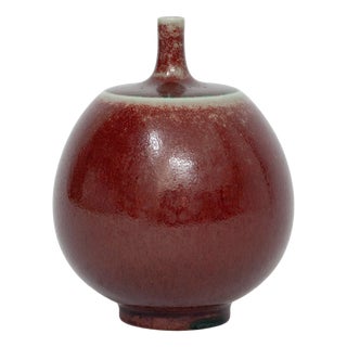 Oxblood Vase by Berndt Friberg for Gustavsberg, Sweden, 1960s For Sale