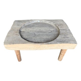 Andrianna Shamaris One of a Kind Teak Wood Coffee Table For Sale