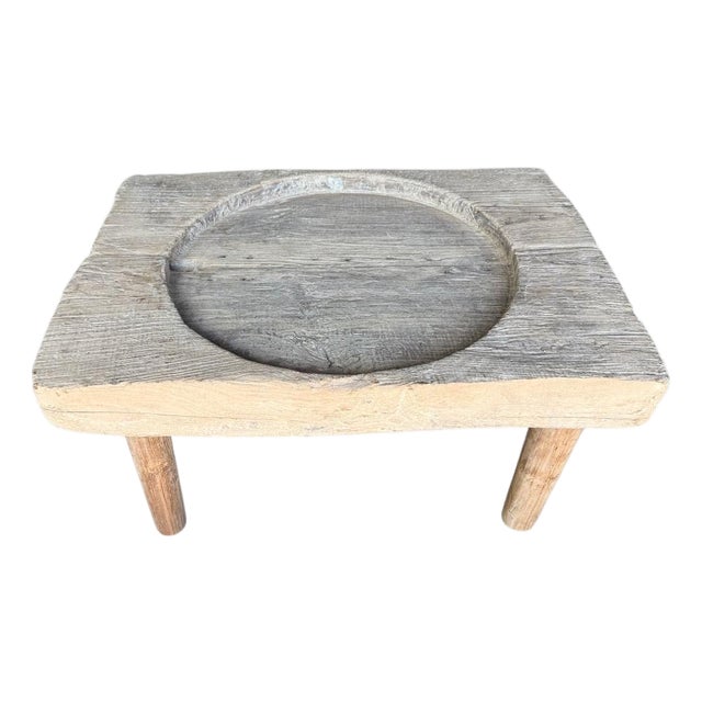 Andrianna Shamaris One of a Kind Teak Wood Coffee Table For Sale