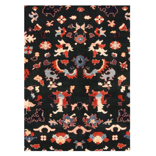 Traditional Serapi Rug 9'0'' X 12'0'' For Sale - Image 3 of 3