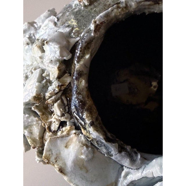 Contemporary Ceramic Moon Jar by Akiko Hirai For Sale - Image 13 of 18