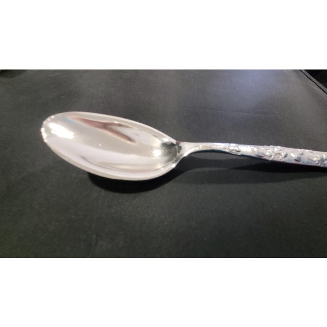 Silver 1872 Tiffany & Co. Vine Gourd Pattern Sterling Silver Teaspoon 6 1/8" - a Pair For Sale - Image 8 of 12