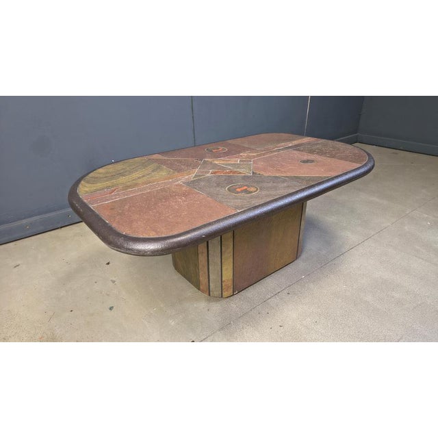 Copper Coffee Table in the style of Paul Kingma, 1980s For Sale - Image 8 of 14