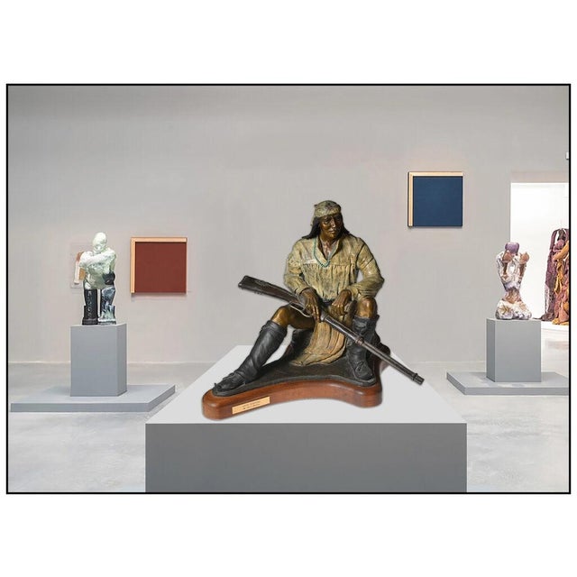 The artwork here, "Young Geronimo", is a wonderful depiction of iconic Apache Military Leader and medicine man, that was...