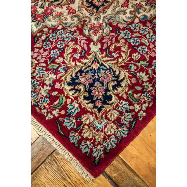2000 - 2009 Middle Eastern Hand-Knotted Kerman Rug For Sale - Image 5 of 12
