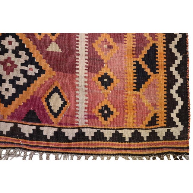 Textile Antique Caucasian Kilim Rug, 1920s For Sale - Image 7 of 18