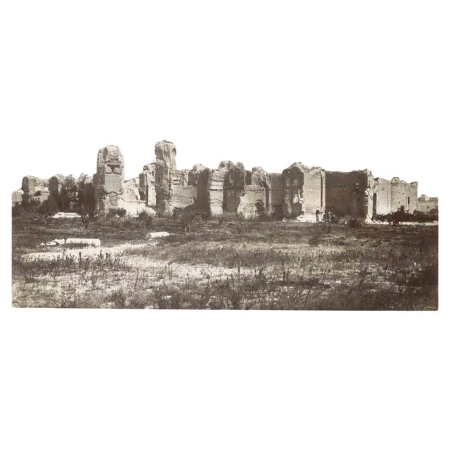 Ludovico Tuminello, Baths of Caracalla, Vintage Photograph, Early 20th Century For Sale