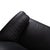 Leather Three-Seater Black Bora Sofa from Leolux For Sale - Image 5 of 12