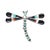 Large Zuni sterling dragonfly pendant turquoise, jet, coral, shell inlay. No issues. Marked or unmarked as shown in pics,...