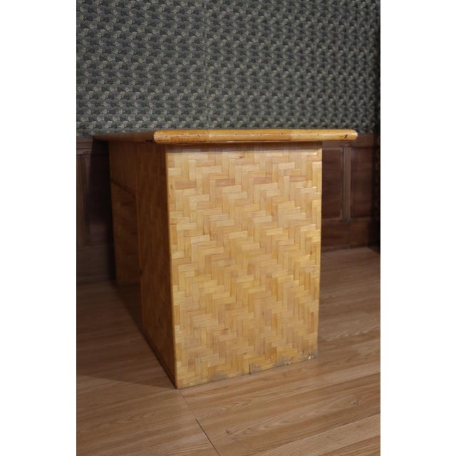 Rattan Desk attributed to Dal Vera, 1970 For Sale - Image 9 of 11