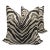 Designer Zebra Pillows- A Pair For Sale