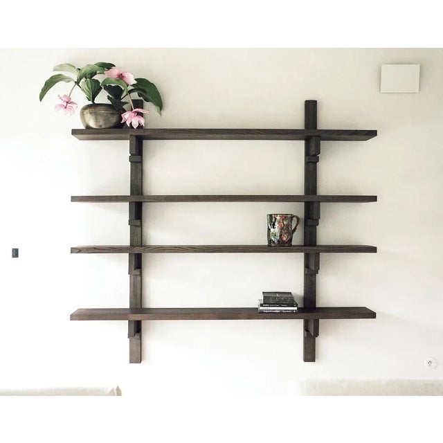 System p4 shelves by part studio atelier dimensions: h148 x w200 x d26 cm materials: wood chestnut also available in...