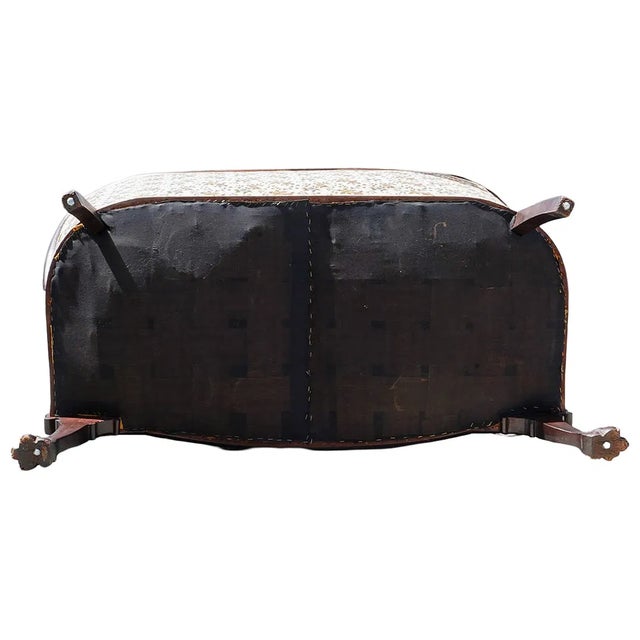 ( 5pc) Attrib. R.J Horner Oak Sofa and Chair 19th century, USA 19th century mahogany sofa. Floral upholstery with a lace...