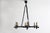 Large Brutalist Handcrafted Wrought Iron Chandelier, 1960s For Sale - Image 12 of 12