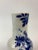 Mid 19th Century Mid 19th Century Blue and White Qing Dynasty Porcelain Vase For Sale - Image 5 of 9