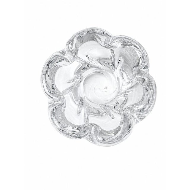 Orrefors Crystal Glass Vase by Edvin Öhrström for Orrefors, 1940s For Sale - Image 4 of 7