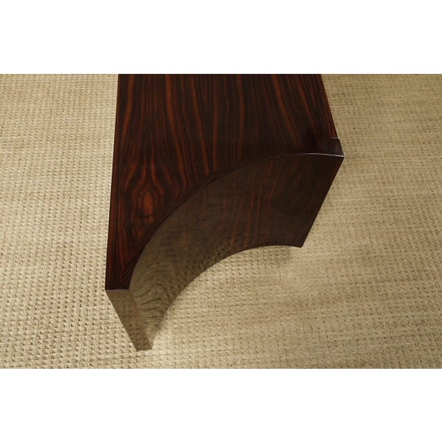 Monumental Macassar and Brass Credenza by Leon Rosen for Johnny Carson, C 1970 For Sale - Image 16 of 18