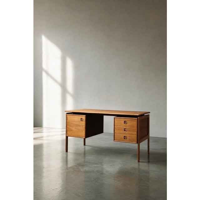 Mid-Century Danish Modern Teak Desk by Arne Vodder for GV Møbler, 1960s For Sale - Image 10 of 18
