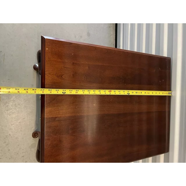 Mid-Century Modern 1950s Vintage Mid Century Cherry Bassett End Table For Sale - Image 3 of 6