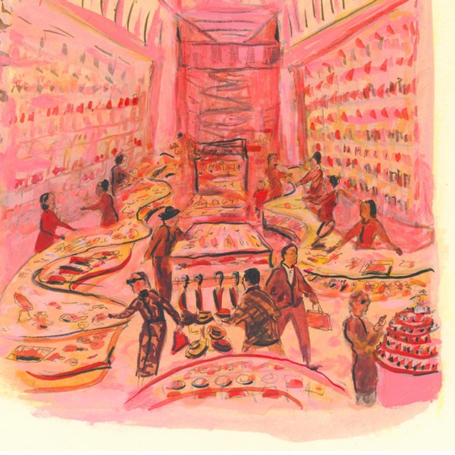 Contemporary The Zitomer Pharmacy NyC Figurative Contemporary Print by Pauline De Roussy De Sales For Sale - Image 3 of 4