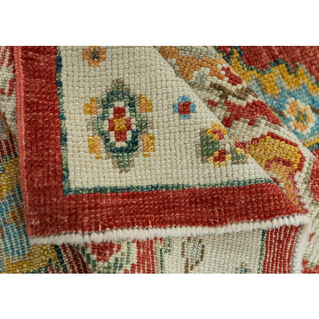 Textile Turkish Oushak Rug 2'8" x 10' #19084 For Sale - Image 7 of 8