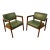 Mid-Century Pair of Svegards Markaryd Scandinavian Arm Chairs For Sale