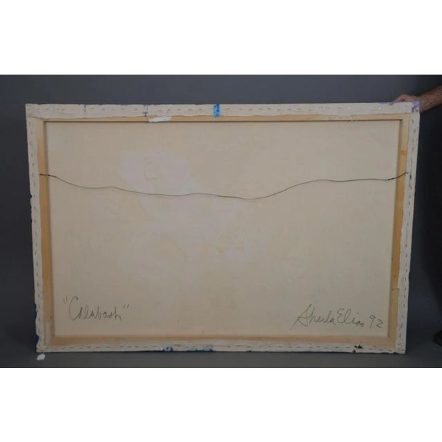 Sheila Elias, Oil Painting Photo Collage Assemblage Feminist Pop Art Miami Artist Sheila Elias, 1992 For Sale In Miami - Image 6 of 13