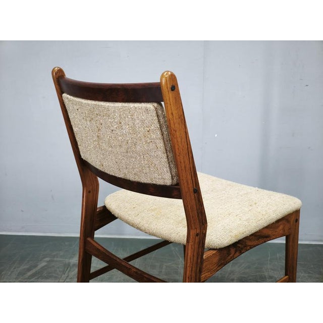 Brown Vintage Dining Chairs by Hugo Frandsen for Spøttrup, Denmark, 1960s, Set of 4 For Sale - Image 8 of 18