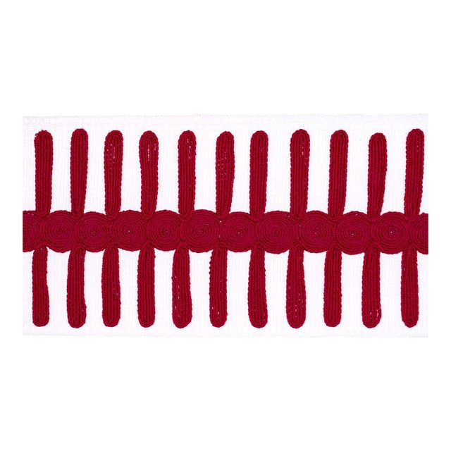 Schumacher Castille Tape In Red For Sale