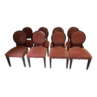 Late 20th Century Larry Laslo Dining Chairs - Set of 8 For Sale