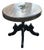 Refinished Victorian-Inspired Pedestal Parlor Table For Sale
