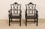 Vintage Chippendale Style Cane Seat Chairs - A Pair For Sale - Image 12 of 13