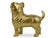 Late 20th Century Late 20th Century Golden Cast Metal Bulldog Figurine For Sale - Image 5 of 7