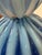Mid 20th Century Vintage Ribbed Blue Murano Lamp For Sale - Image 5 of 10