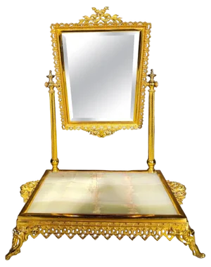 Dressing Table with Table Mirror, 19th Century