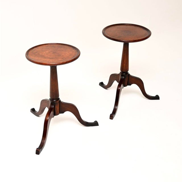Late 18th Century Antique Georgian Wine Tables, 1770, Set of 2 For Sale - Image 5 of 11