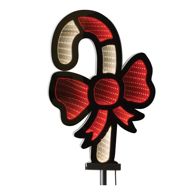 Kenneth Ludwig Chicago Candy Cane Pathway Light Ekkolight (Set of 4) For Sale - Image 4 of 4