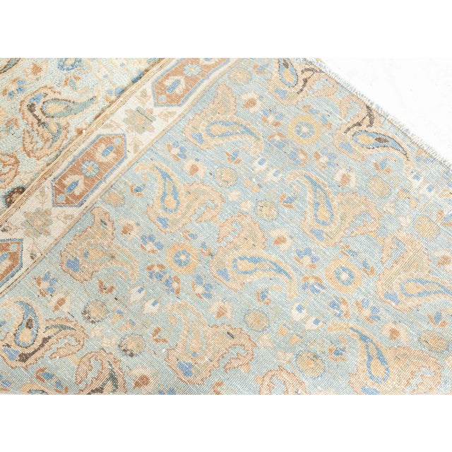 Doris Leslie Blau Antique Tabriz Allover Sand Runner - c. 1920 (Fragment) For Sale - Image 4 of 7