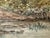 Original watercolor on textured paper attributed to Frank Henry Mason, depicting a quiet marsh or wetland landscape with...