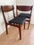 Danish Teak and Faux Leather Dining Chairs by Erik Buch for Oddense Maskinsnedkeri / O.D. Møbler, Denmark, 1960s, Set of 2 For Sale - Image 13 of 18