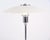 1940s Table Lamp with White Metal Shades and Nickel-Plated Frame by Lyfa, 1940s For Sale - Image 5 of 12