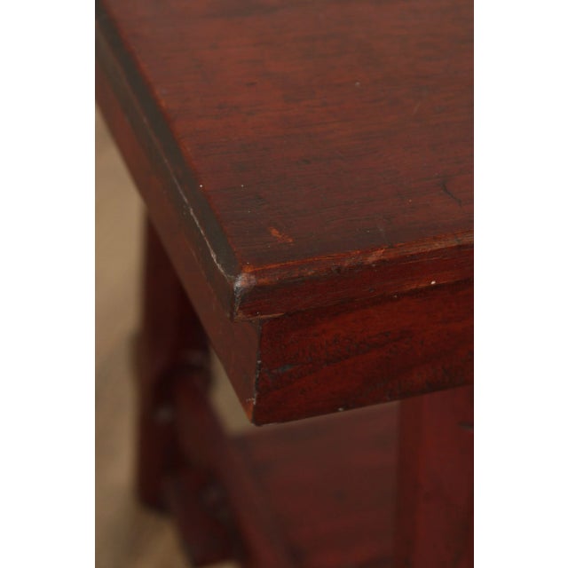 Antique Arts & Crafts Two-Tier Library or Work Table For Sale - Image 11 of 13