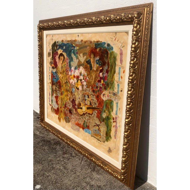 “By Some Golden Thread” Roy Fairchild Hand Signed & Numbered Serigraph on Canvas For Sale - Image 16 of 17