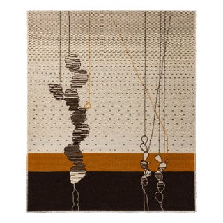 Cactus Fili Ocra Rug from Mariantonia Urru For Sale