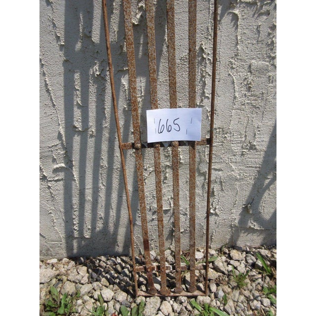 Victorian Antique Victorian IronArchitectural Salvage Door For Sale - Image 3 of 5